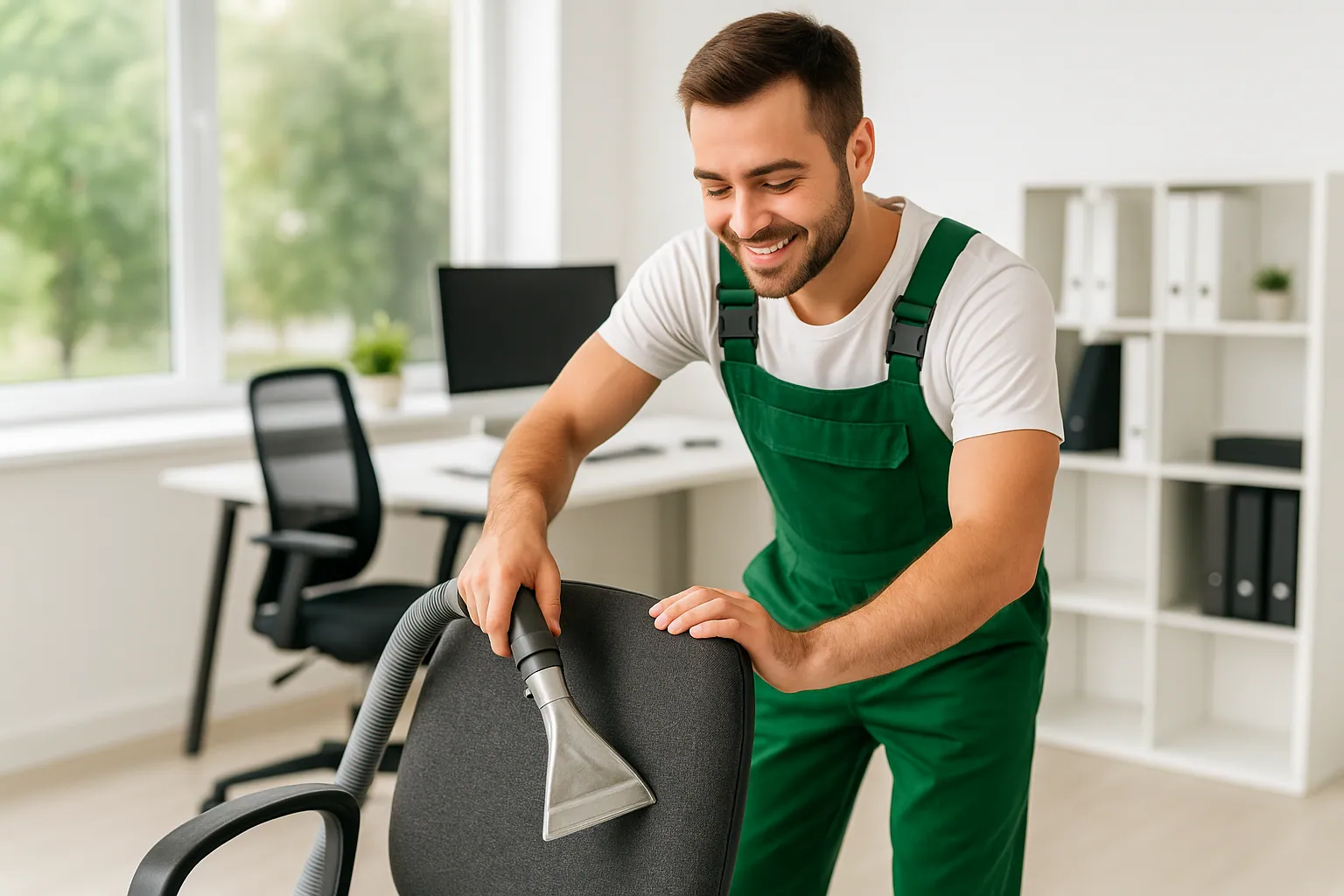 Commercial office chair upholstery cleaning